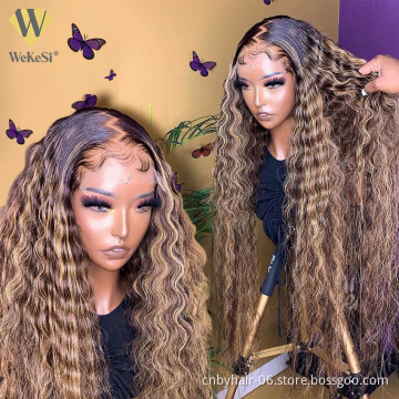 Wholesale Brazilian Hair HD Lace Front Wig,Virgin Cuticle Aligned Human Hair Full Lace Wig,13x6 Lace Frontal Wig For Black Women